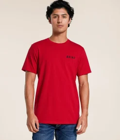 Tops|Graphic T-Shirts | Ariat Badlands Patriot Skull T-Shirt Redline