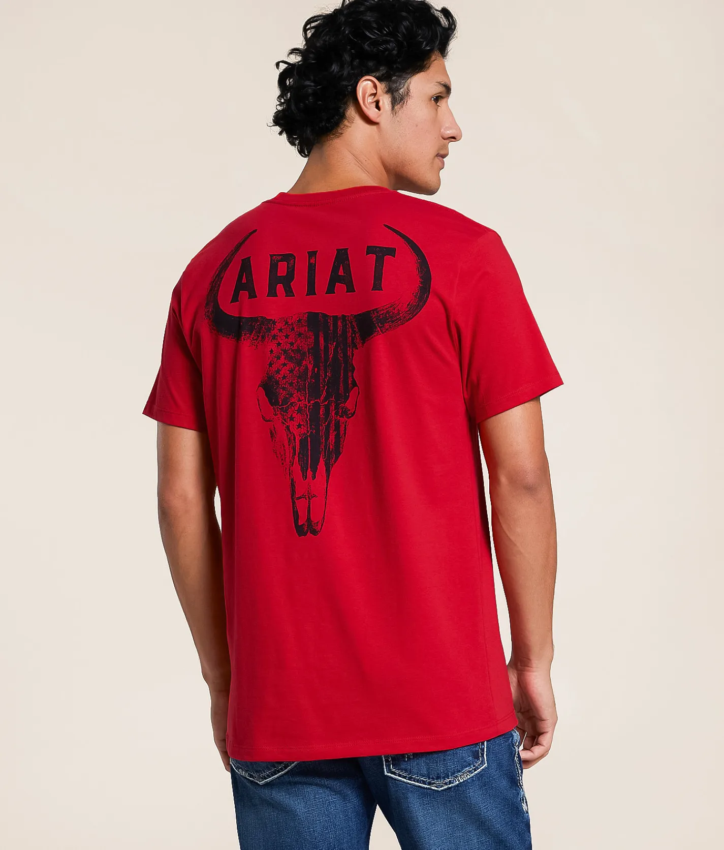 Tops|Graphic T-Shirts | Ariat Badlands Patriot Skull T-Shirt Redline