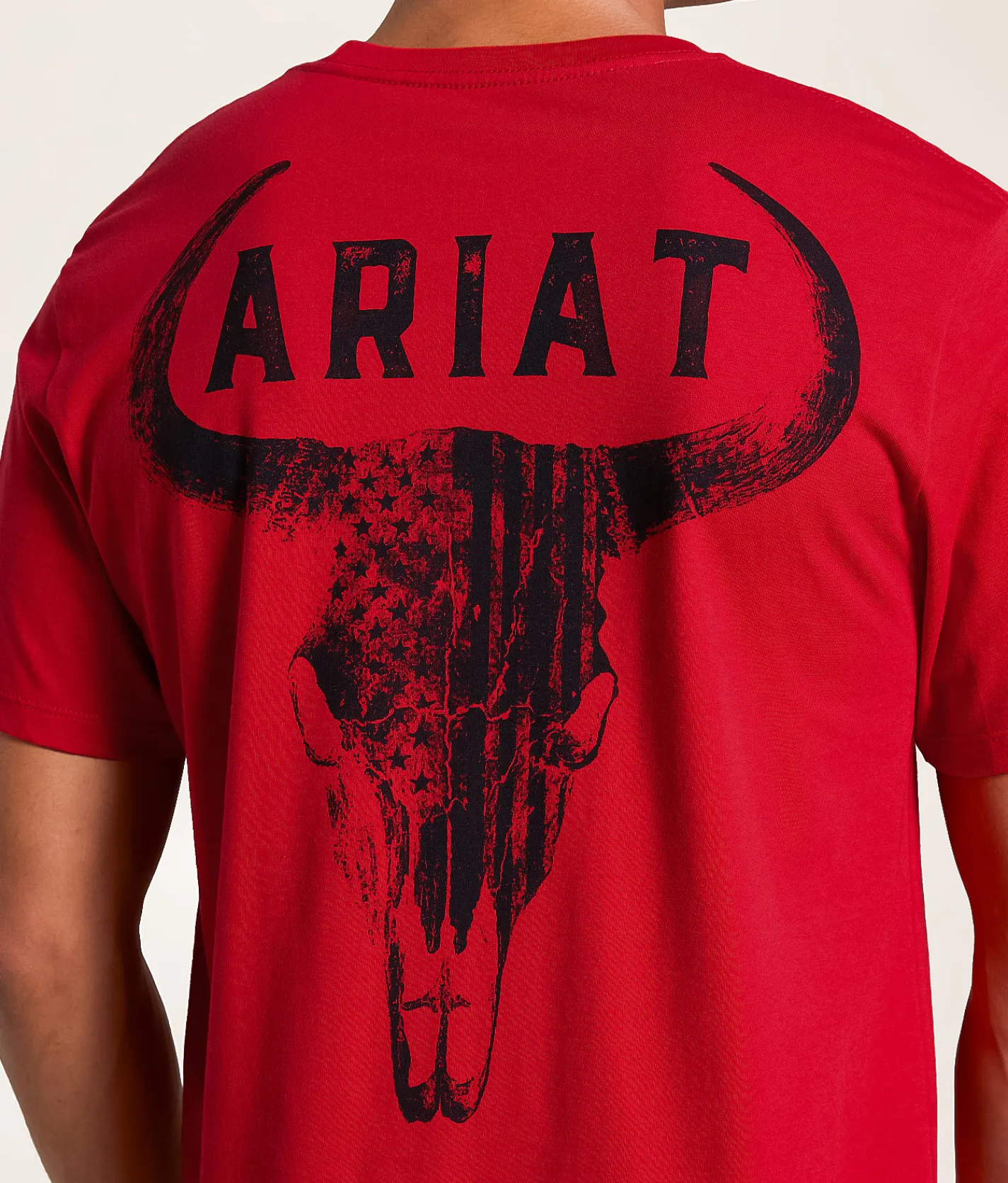 Tops|Graphic T-Shirts | Ariat Badlands Patriot Skull T-Shirt Redline