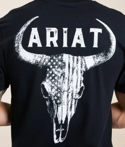 Graphic T-Shirts | Ariat Badlands Patriot T-Shirt Black