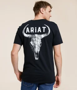 Graphic T-Shirts | Ariat Badlands Patriot T-Shirt Black