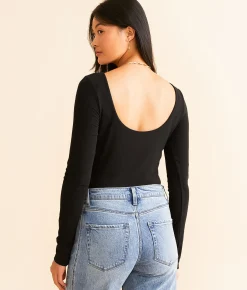 Tops | Z Supply Baela Bodysuit Black
