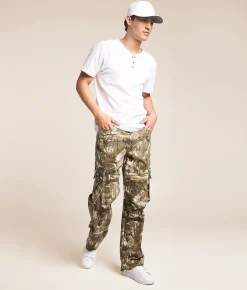 Jeans | Departwest Baggy Camo Cargo Stretch Jean Samoya 2