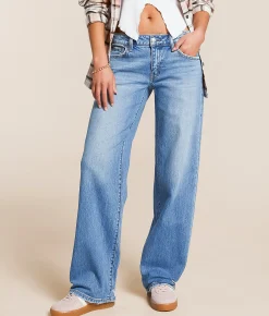 Jeans|Bottoms | Flying Monkey Baggy Low Rise Stretch Jean Vibrant Aura