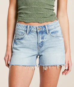 Bottoms|Shorts | Flying Monkey Baggy Low Rise Stretch Short Verdant Joy