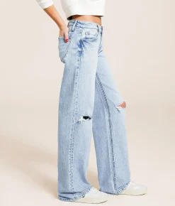 Flying Monkey Baggy Low Rise Wide Leg Stretch Jean Resilient Hot