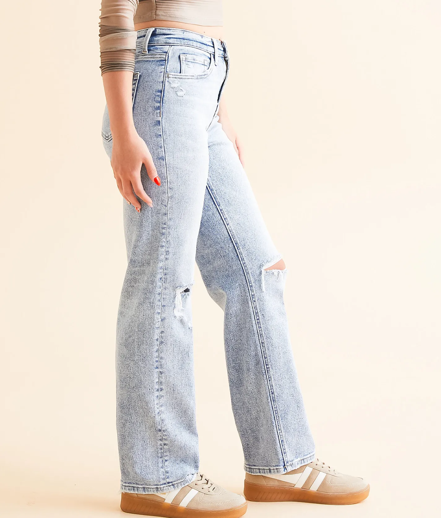 Flying Monkey Baggy Straight Stretch Jean Liberate Sale