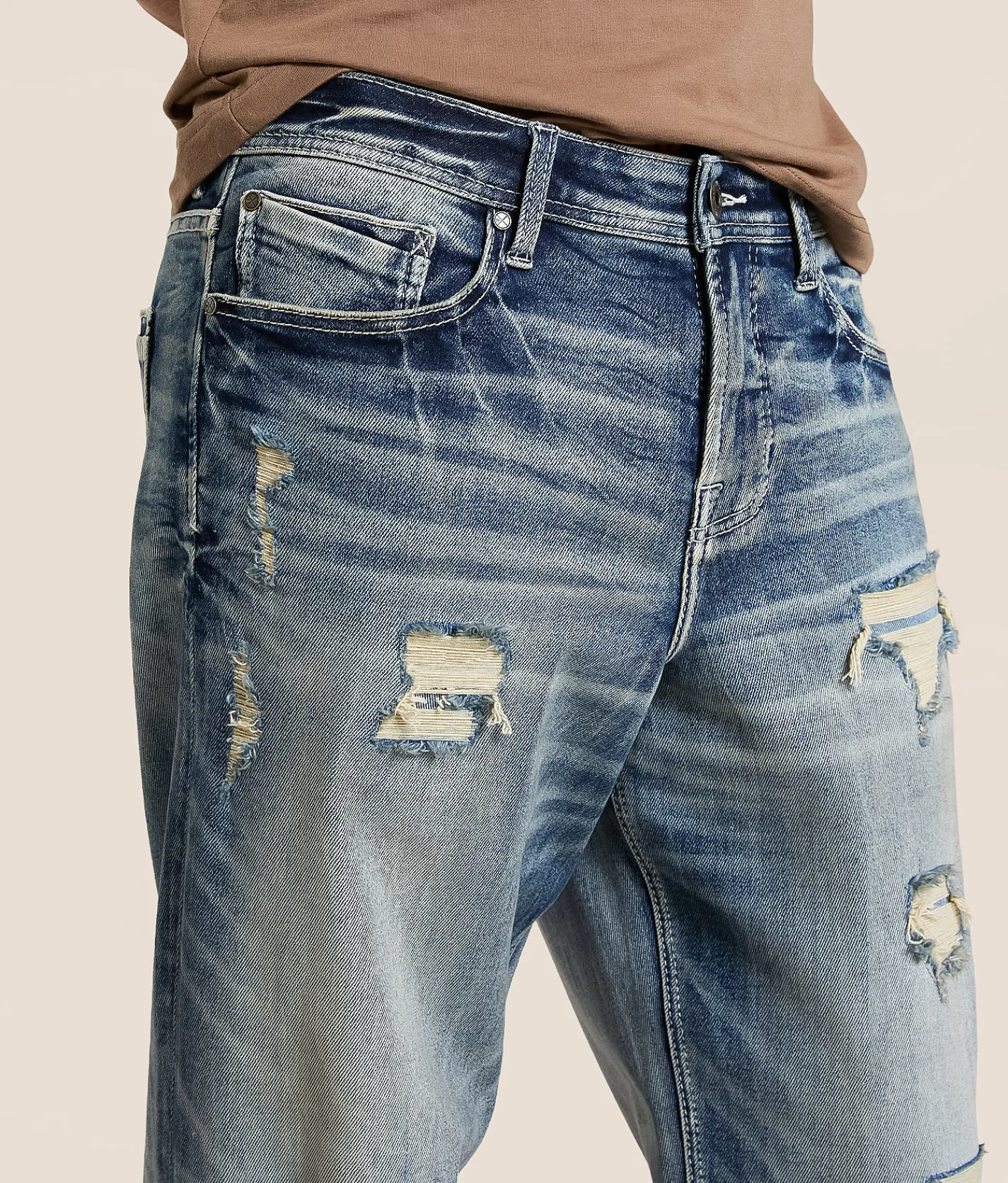Bottoms|Jeans | Departwest Baggy Stretch Jean Plymar