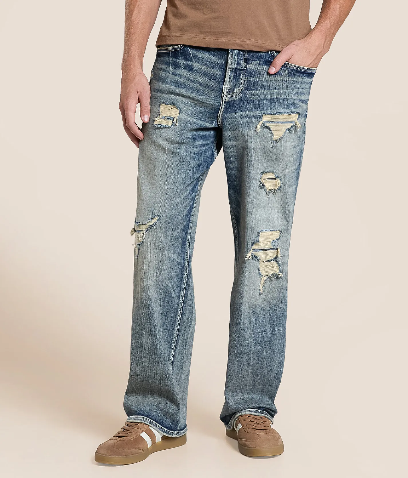 Bottoms|Jeans | Departwest Baggy Stretch Jean Plymar
