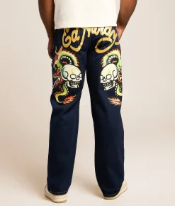 Jeans | Ed Hardy Baggy Wide Leg Jean Rainbowland