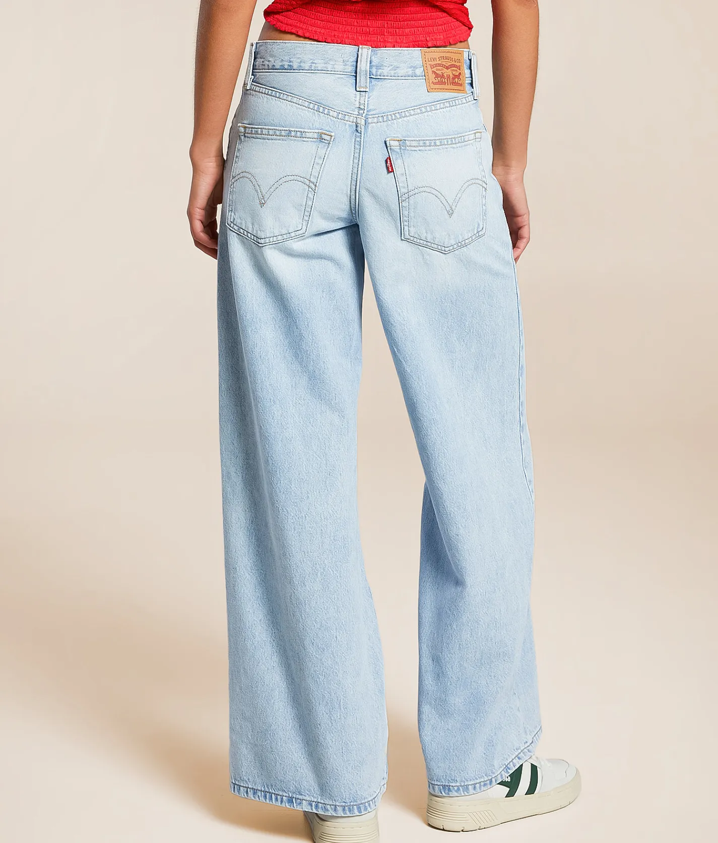 Jeans|Bottoms | Levi's® 94 Baggy Wide Leg Jean Abraided Art