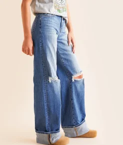 Jeans|Bottoms | Flying Monkey Baggy Wide Leg Jean Coherent