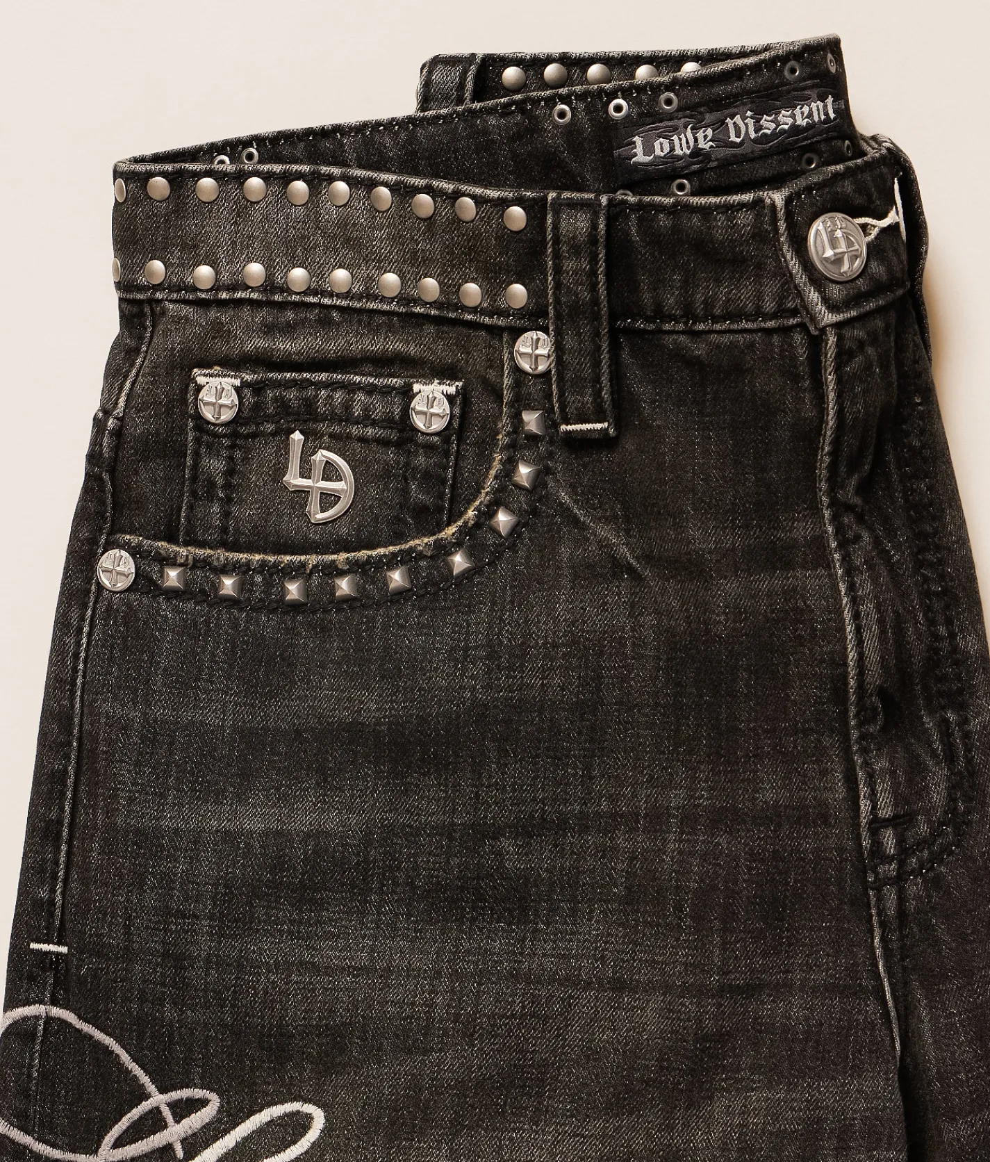Lowe Dissent Baggy Wide Leg Jean BK1024 Outlet