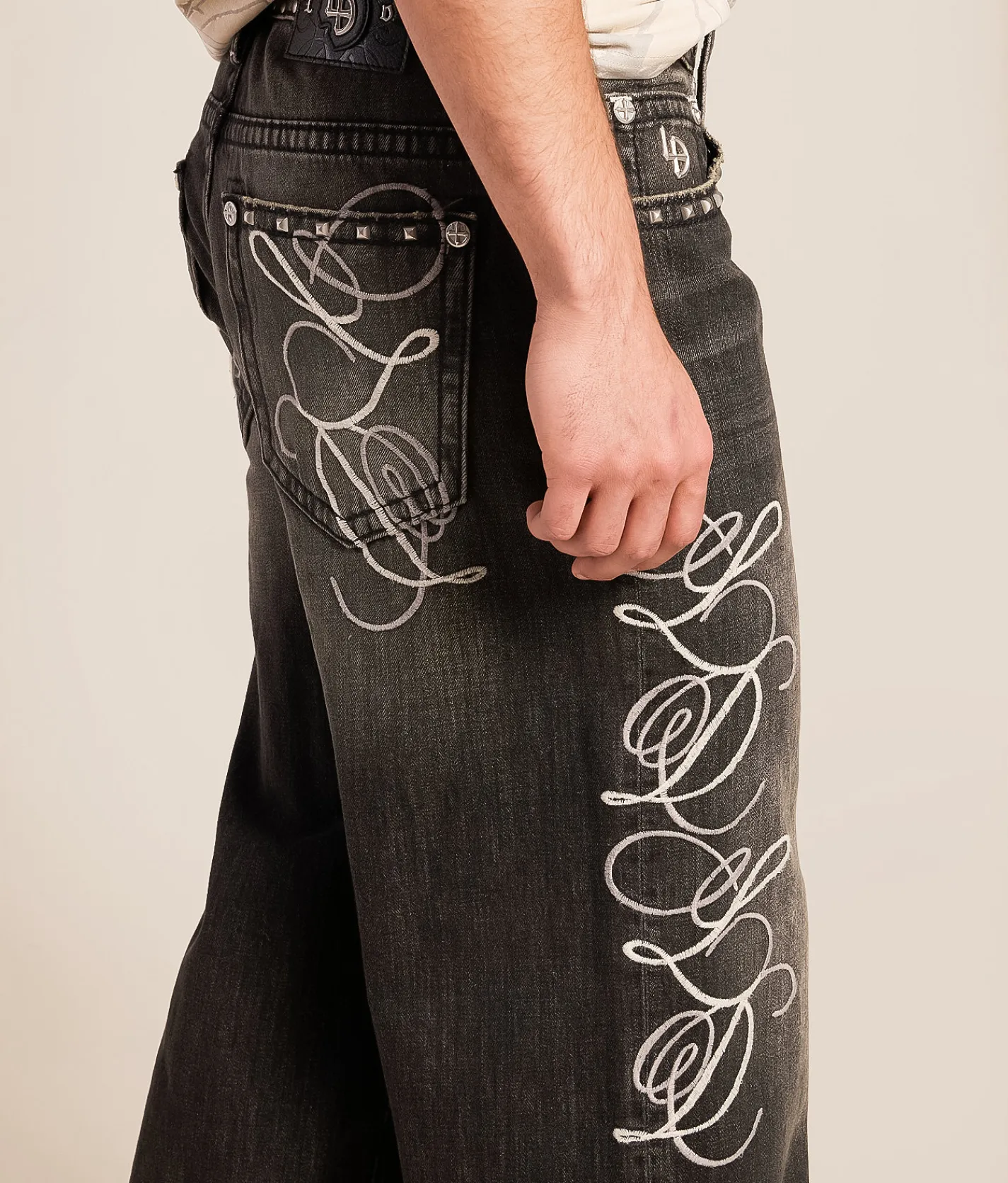 Lowe Dissent Baggy Wide Leg Jean BK1024 Outlet