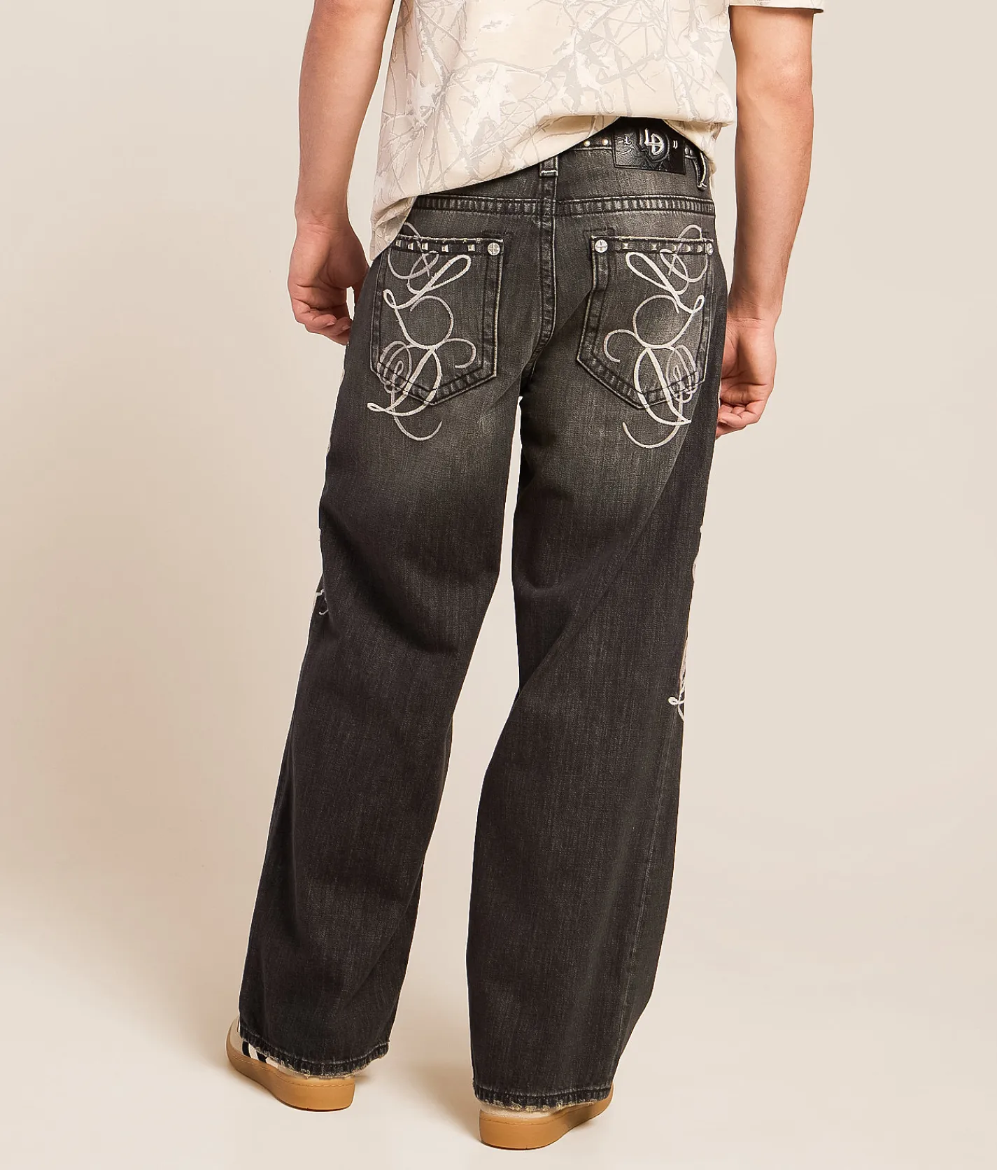 Lowe Dissent Baggy Wide Leg Jean BK1024 Outlet