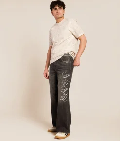 Lowe Dissent Baggy Wide Leg Jean BK1024 Outlet