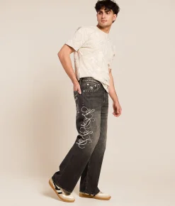 Lowe Dissent Baggy Wide Leg Jean BK1024 Outlet