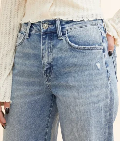 Jeans | Flying Monkey Baggy Wide Leg Stretch Cuffed Jean Acrobatic