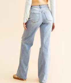 Flying Monkey Baggy Wide Leg Stretch Jean Outer Space Online