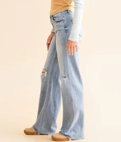 Flying Monkey Baggy Wide Leg Stretch Jean Outer Space Online