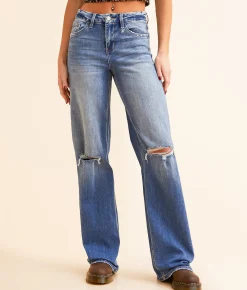 Jeans|Bottoms | Flying Monkey Baggy Wide Leg Stretch Jean Telescope
