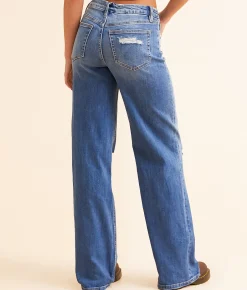 Jeans|Bottoms | Flying Monkey Baggy Wide Leg Stretch Jean Telescope