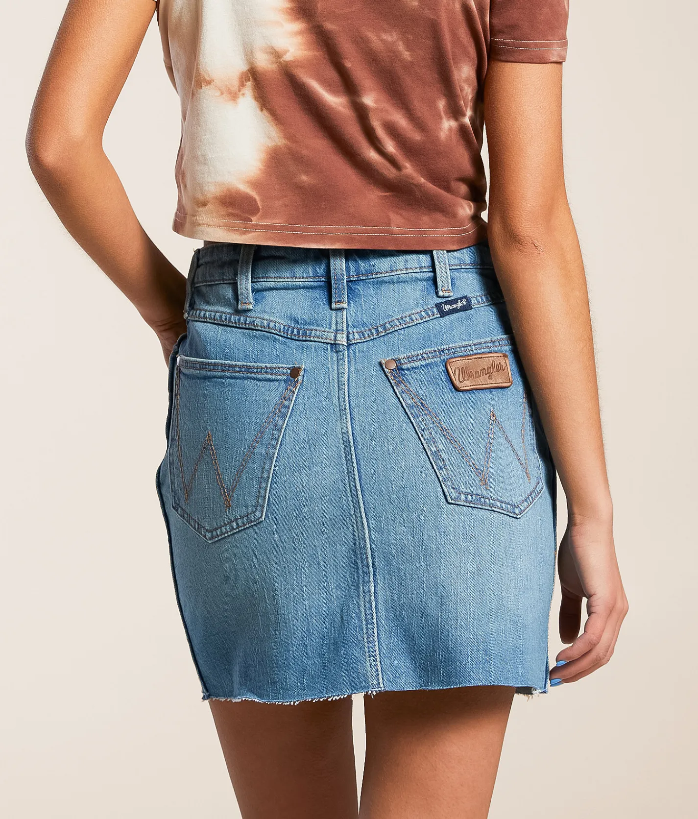 Bottoms | Wrangler® Bailey High Rise Denim Stretch Skirt River