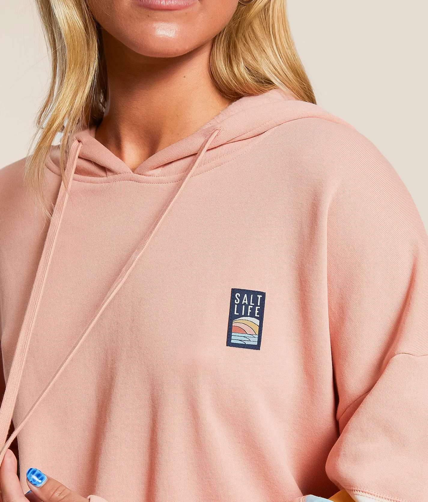 Salt Life Baja Salt Hooded Sweatshirt Desert Clay Outlet