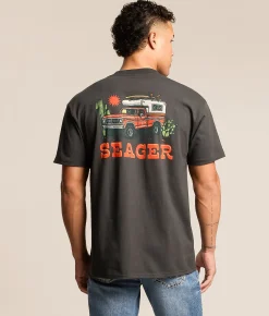 Tops|Graphic T-Shirts | Seager Baja T-Shirt Black