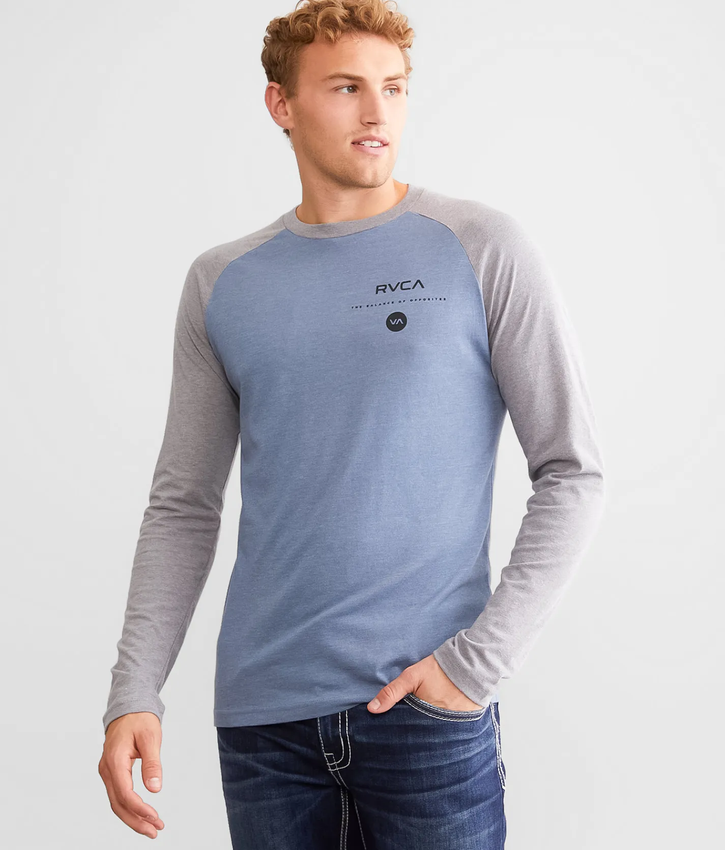 Graphic T-Shirts | RVCA Balance Bond T-Shirt Slate