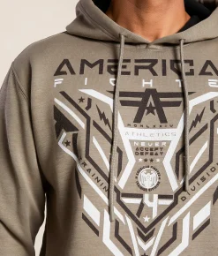Tops | American Fighter Ballard Hooded Sweatshirt Desert Taupe