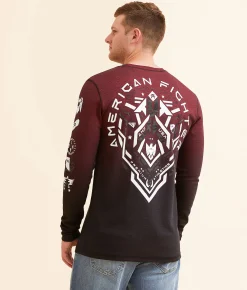 Graphic T-Shirts | American Fighter Ballard Thermal Jester Red Black