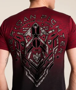 Tops|Graphic T-Shirts | American Fighter Ballard T-Shirt Jester Red Black