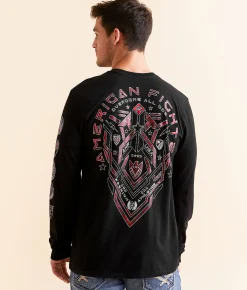 American Fighter Ballard T-Shirt Black Clearance