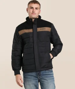 Tops|Coats & Jackets | Hooey Banff Puffer Jacket Black