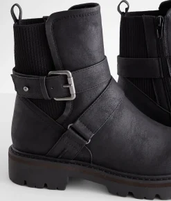 Shoes | Bullboxer B-52 Ankle Lug Boot Black