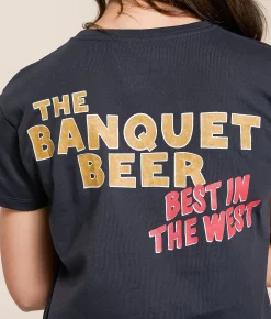 Wrangler® x Coors® Banquet Cowboy T-Shirt Washed Black Clearance