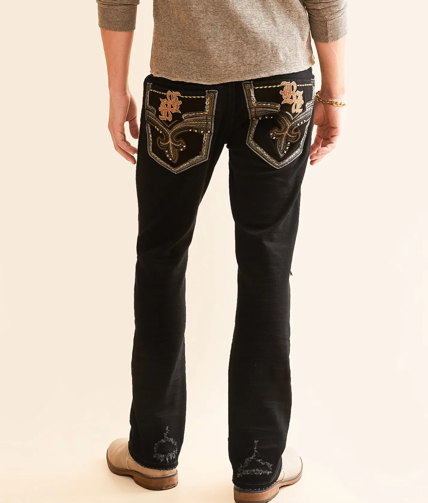 Rock Revival Jeans|Bottoms | Rock Revival Baran Straight Stretch Jean Baran J200