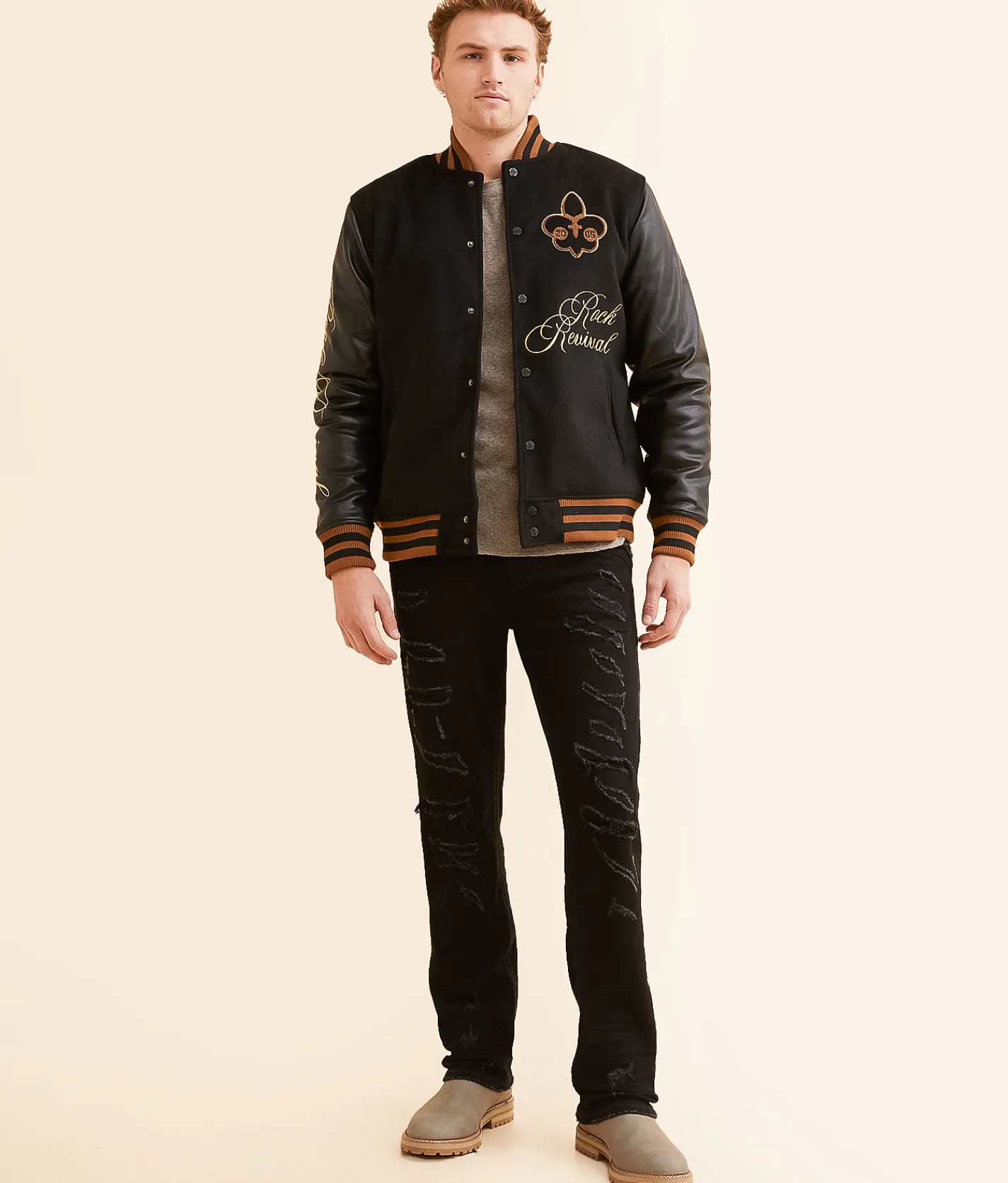 Rock Revival Jeans|Bottoms | Rock Revival Baran Straight Stretch Jean Baran J200
