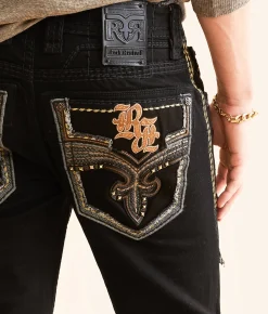 Rock Revival Jeans|Bottoms | Rock Revival Baran Straight Stretch Jean Baran J200