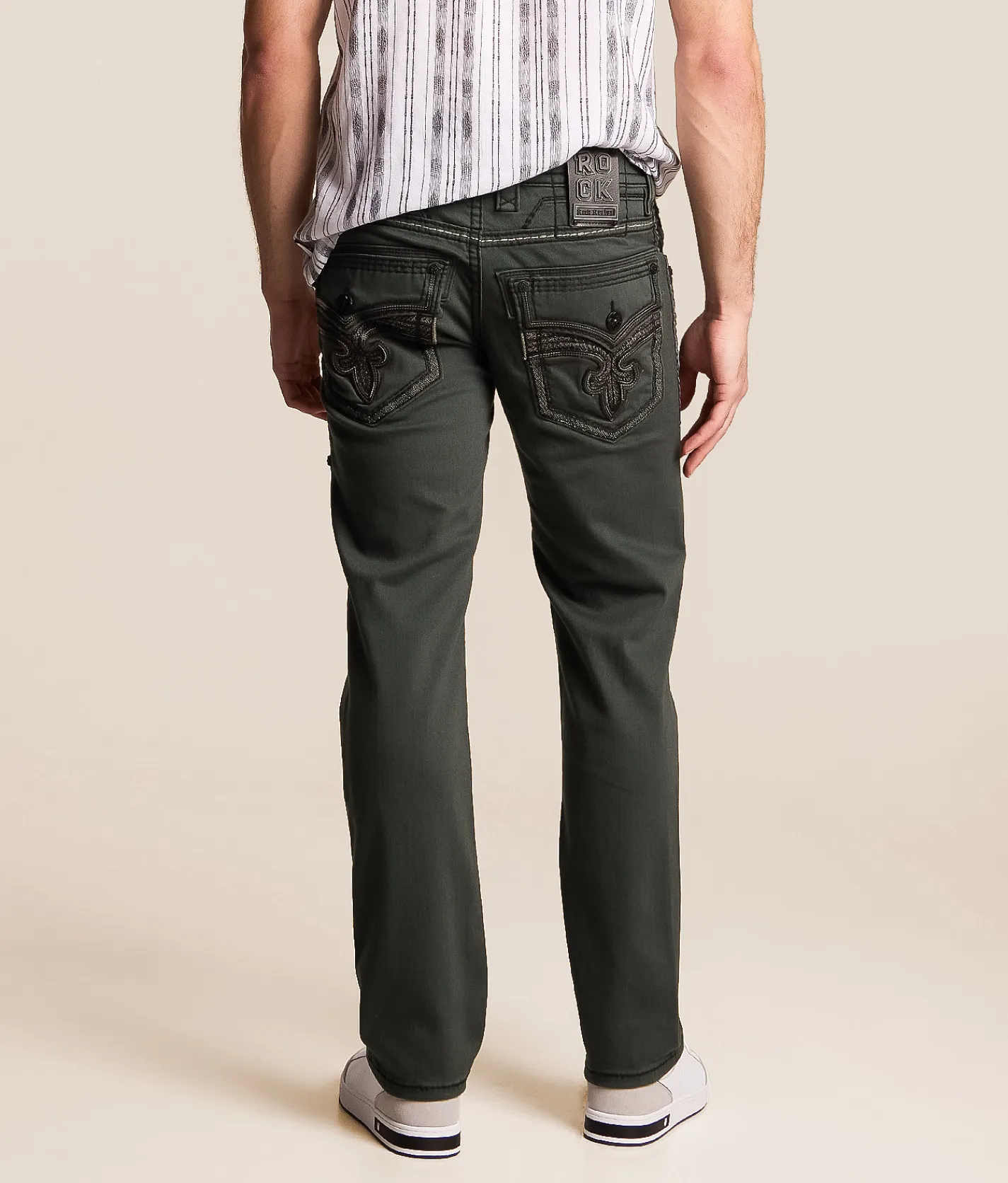 Rock Revival Baran Straight Stretch Pant Baran J202