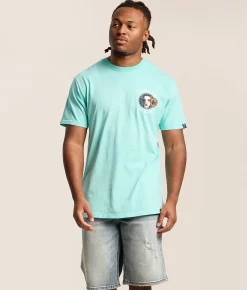 Sullen Barbwire T-Shirt Aruba Blue Online