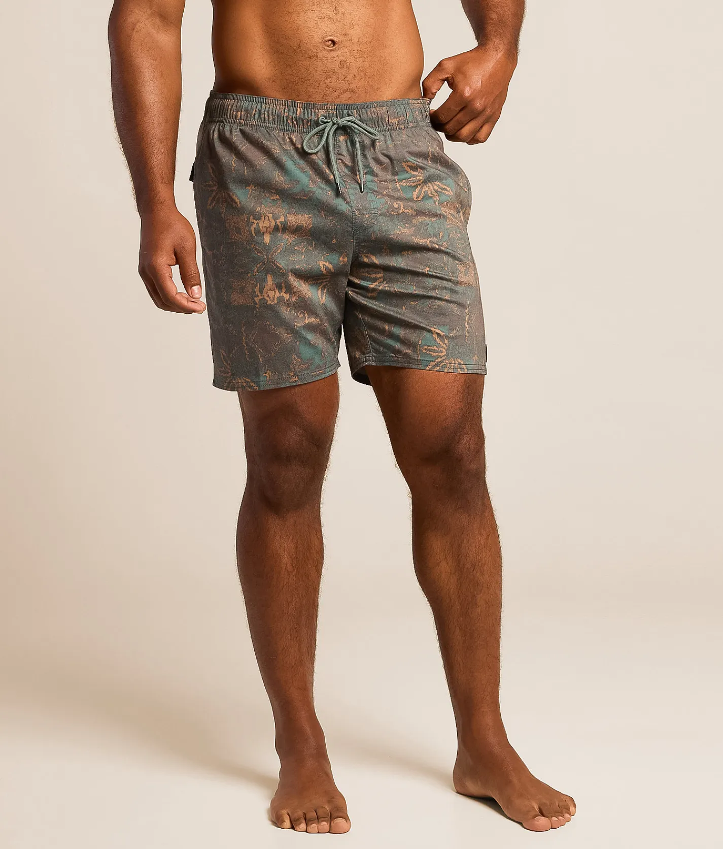 RVCA Barnes Stretch Swim Trunks Hunter Green Online