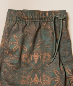 RVCA Barnes Stretch Swim Trunks Hunter Green Online