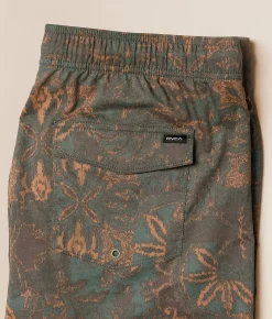 RVCA Barnes Stretch Swim Trunks Hunter Green Online
