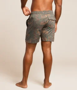 RVCA Barnes Stretch Swim Trunks Hunter Green Online
