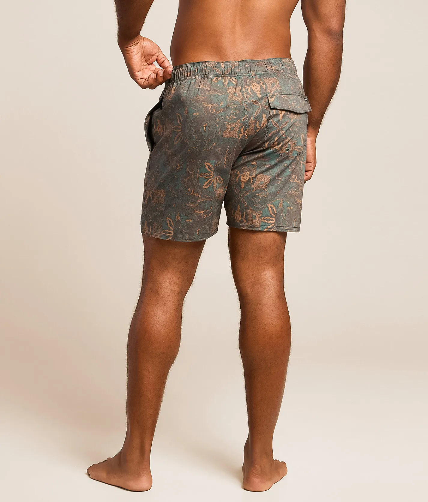 RVCA Barnes Stretch Swim Trunks Hunter Green Online
