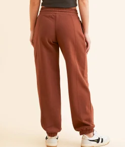 Gilded Intent Barrel Knit Sweatpant Cinnamon Spice