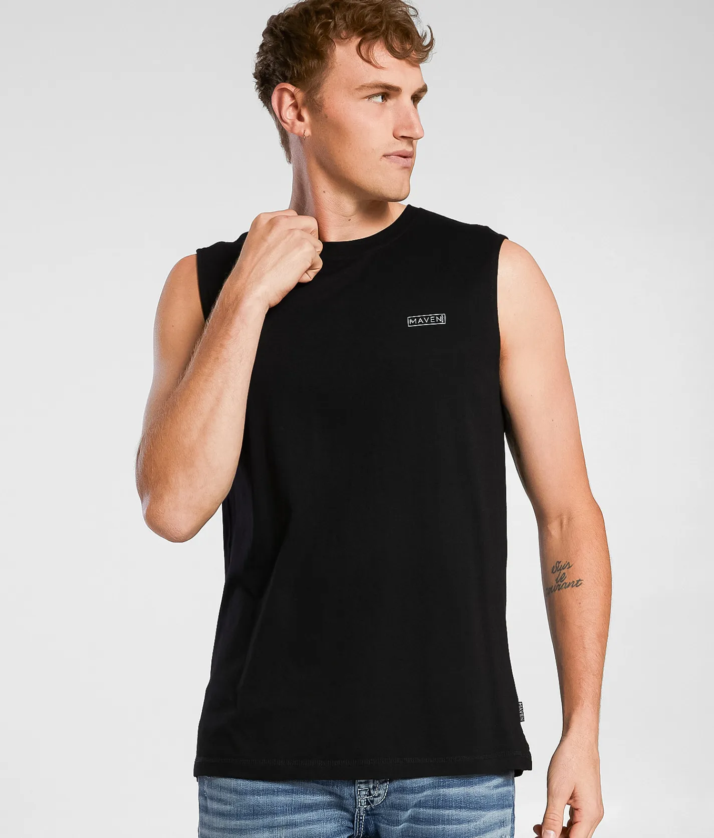 Tops | Maven Co-op Basic Performance Tank Top Black