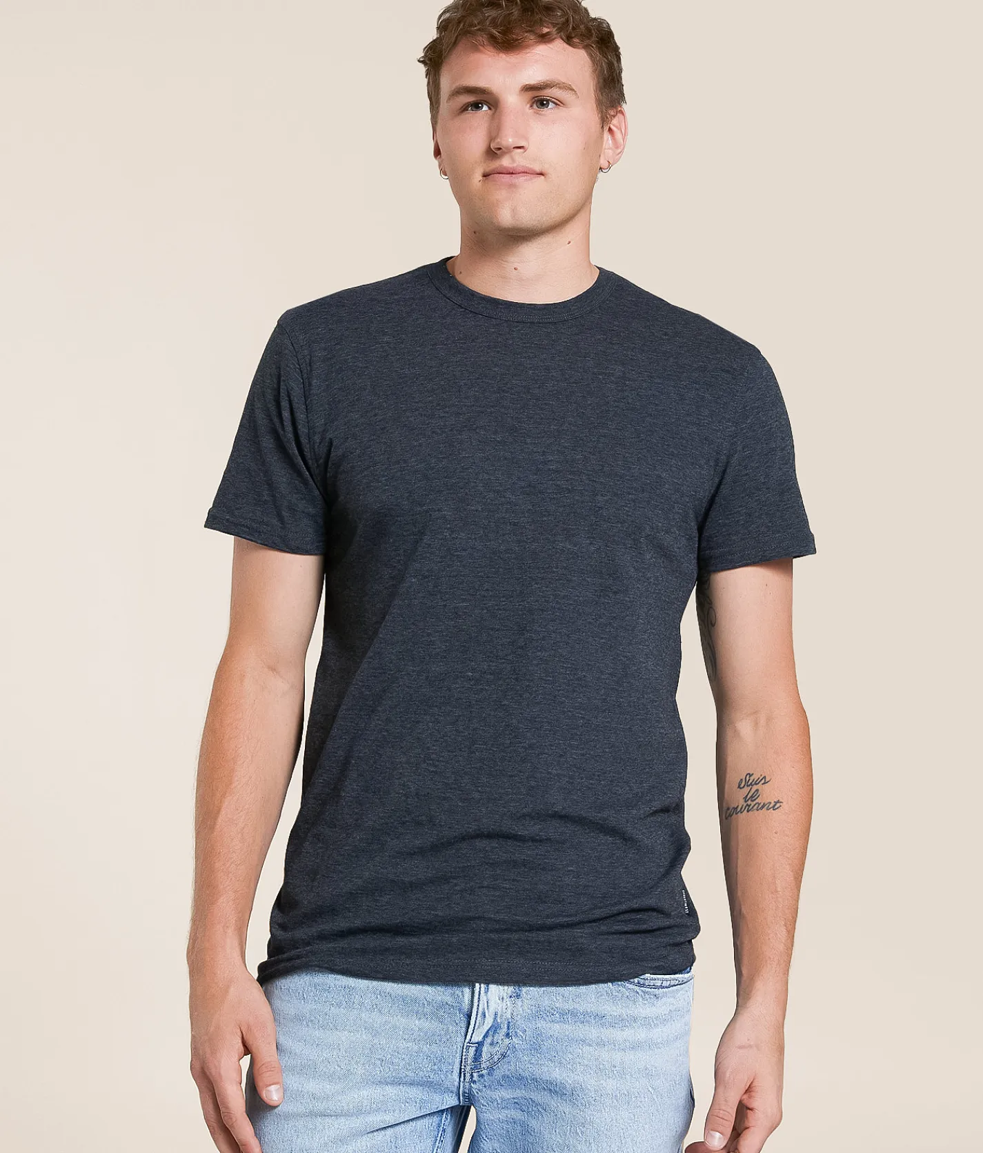 Tops | Departwest Basic T-Shirt Total Eclipse Black